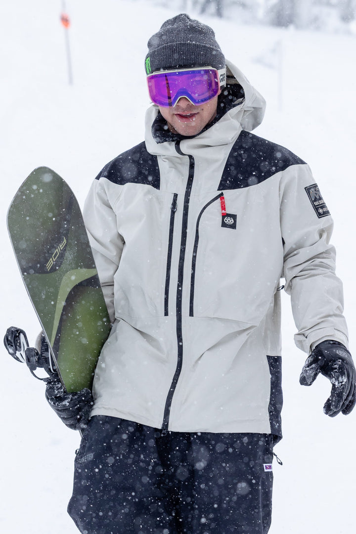 686 Men's GORE-TEX® Dispatch™ Thermagraph® Jacket — LIMESTONE COLORBLOCK