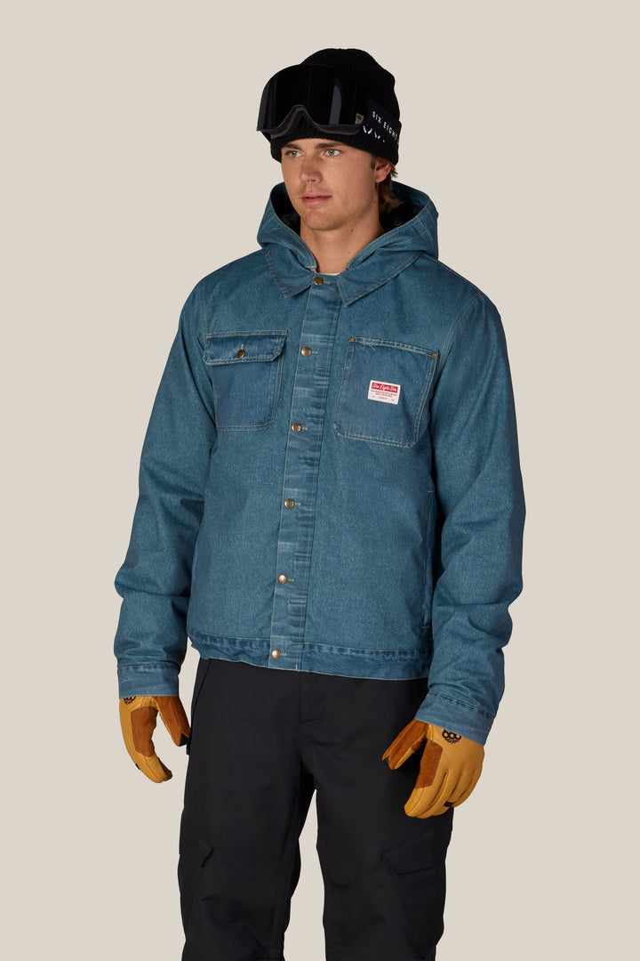 686 Men's Deconstructed™ Denim Insulated Jacket — INDIGO DENIM