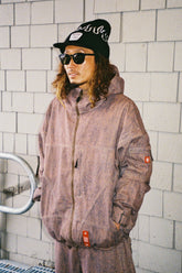 Product photo: BROWN CRINKLE WASH / S