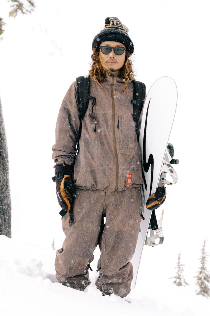 686 Men's 686 Dojo® Shell Jacket — BROWN CRINKLE WASH (vista 2)