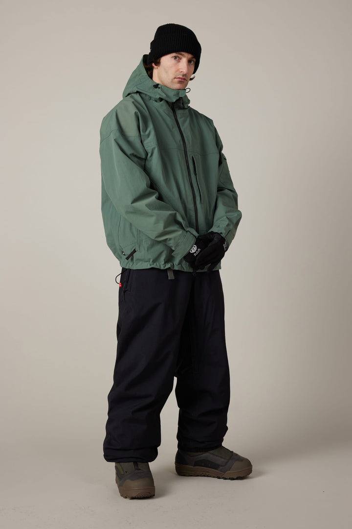 686 Men's 686 Dojo® Shell Jacket — FADED GREEN CRINKLE (vista 2)