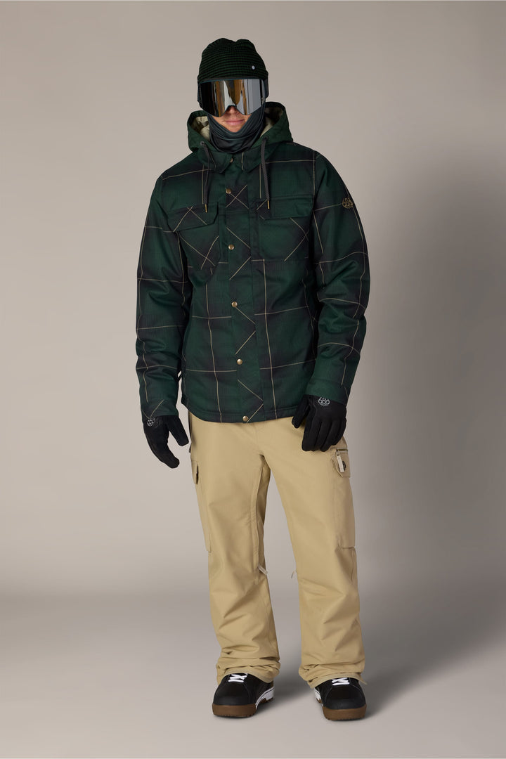 686 Men's 686 Nightline Cargo Pant — KHAKI RIPSTOP (vista 2)