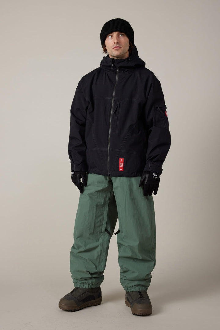 686 Men's 686 Dojo® Shell Pant — FADED GREEN CRINKLE (vista 2)