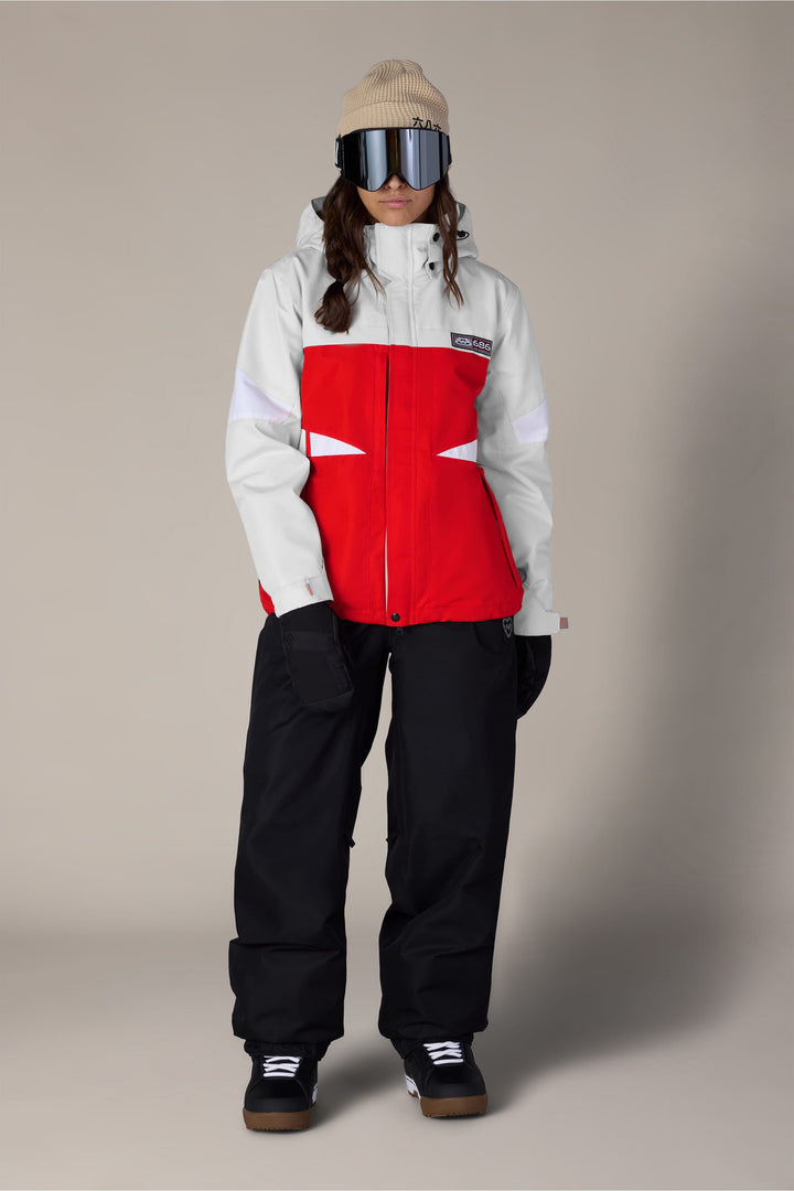 686 Women's Search Jacket — LIMESTONE COLORBLOCK (vista 2)