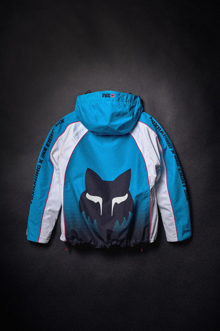 686 Women's Fox Racing 97 Shell Jacket — FOX BLUE COLORBLOCK (vista 2)