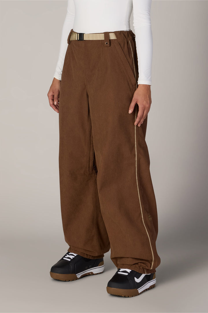 686 Women's Hellkat™ Shell Pant — DARK EARTH GRID CORDUROY