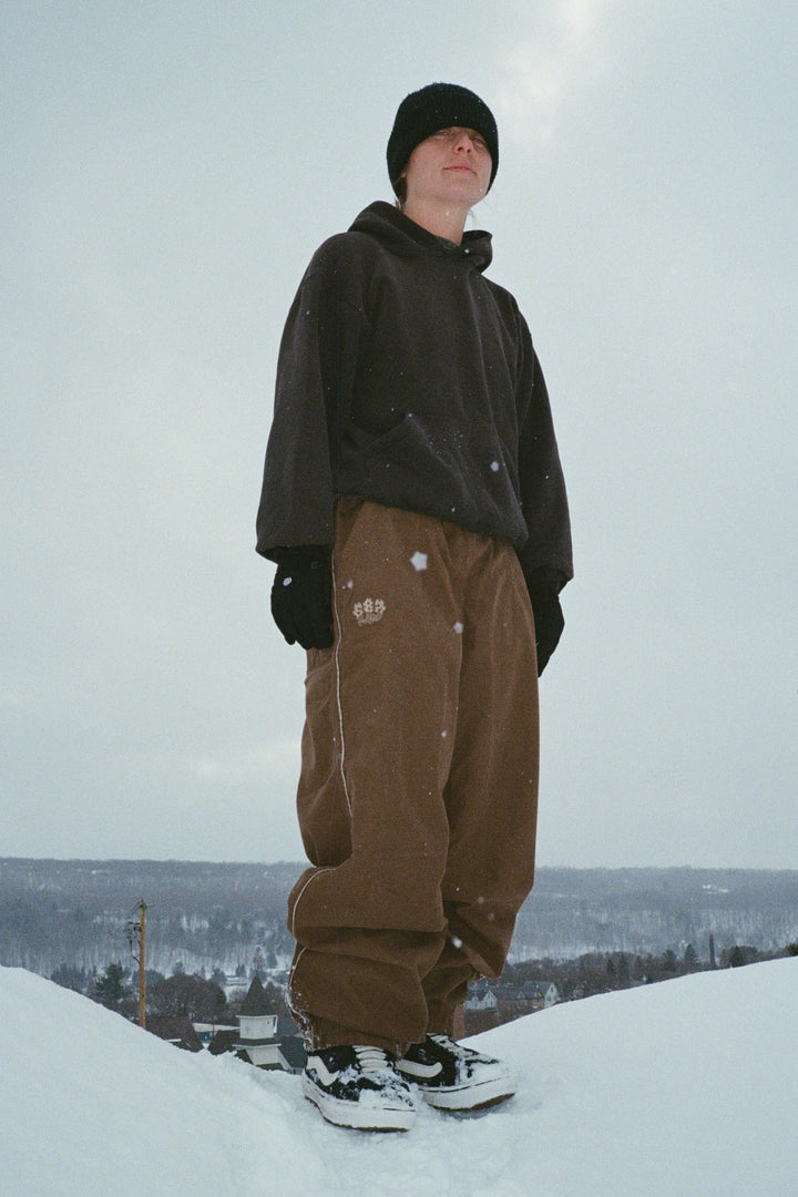 686 Women's Hellkat™ Shell Pant — DARK EARTH GRID CORDUROY (vista 2)