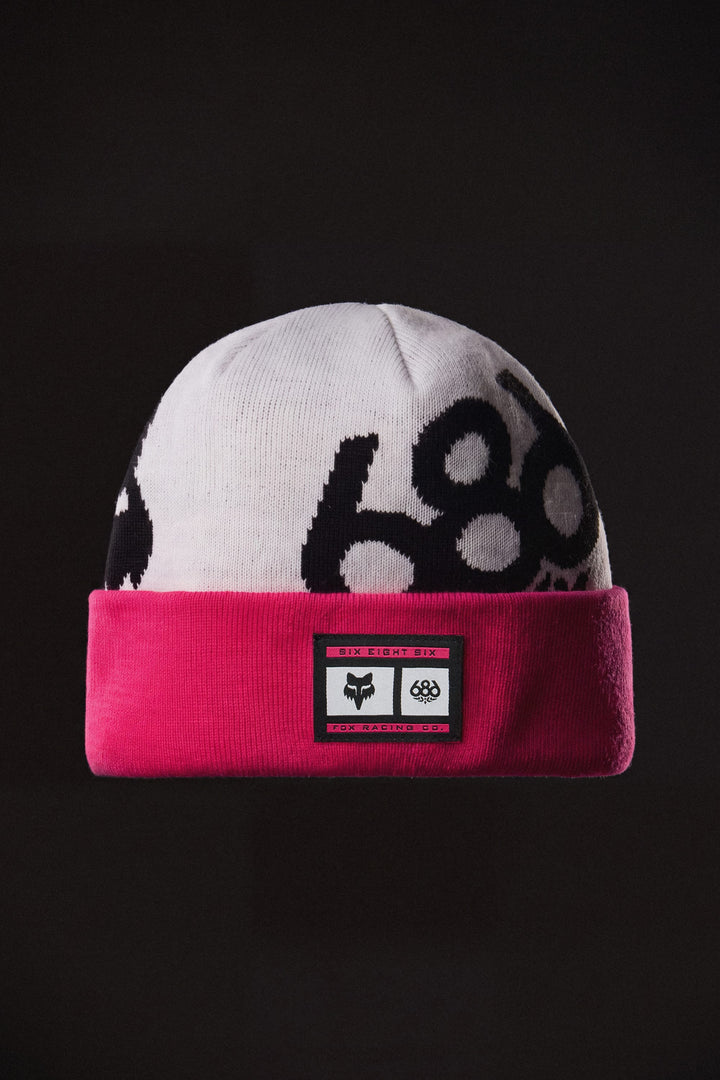 686 Fox Racing Cuff Beanie — FOX WHITE