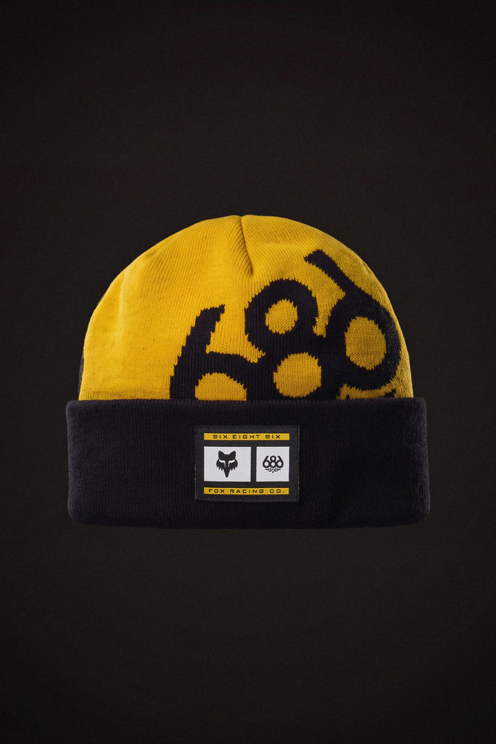 686 Fox Racing Cuff Beanie — FOX YELLOW