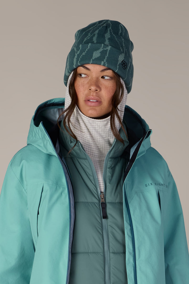 686 Women's Cepa Beanie — PALE FIRN (vista 2)