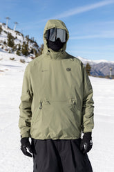 686 Men's WINDSTOPPER® Pullover Hoody by GORE-TEX® LABS - FATIGUE GREEN
