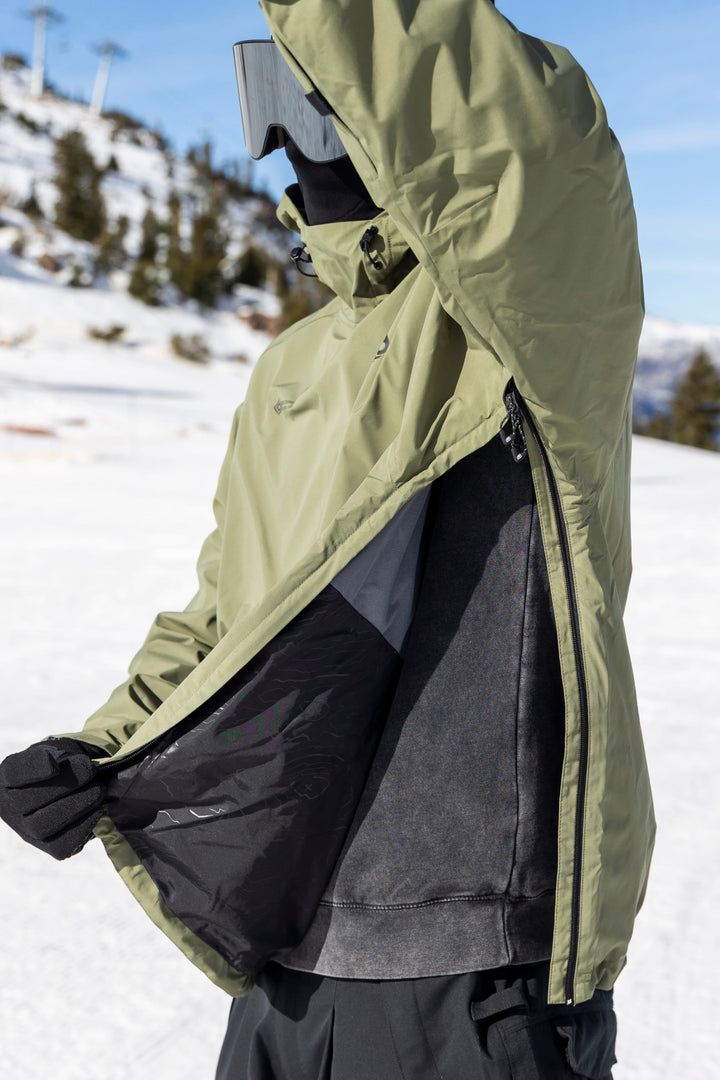 686 Men's WINDSTOPPER® Pullover Hoody by GORE-TEX® LABS — FATIGUE GREEN (vista 2)