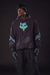 686 Men's Fox Racing Waterproof Team Hoody - FOX PALE FIRN