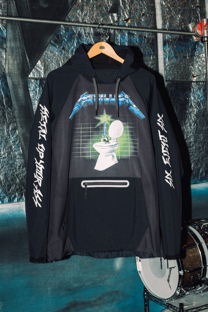 686 Men's Metallica Waterproof Hoody — METALLICA BLACK
