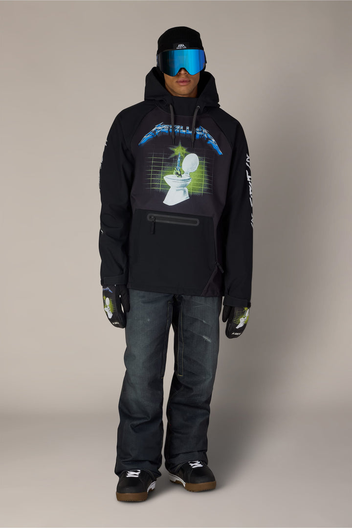 686 Men's Metallica Waterproof Hoody — METALLICA BLACK (vista 2)