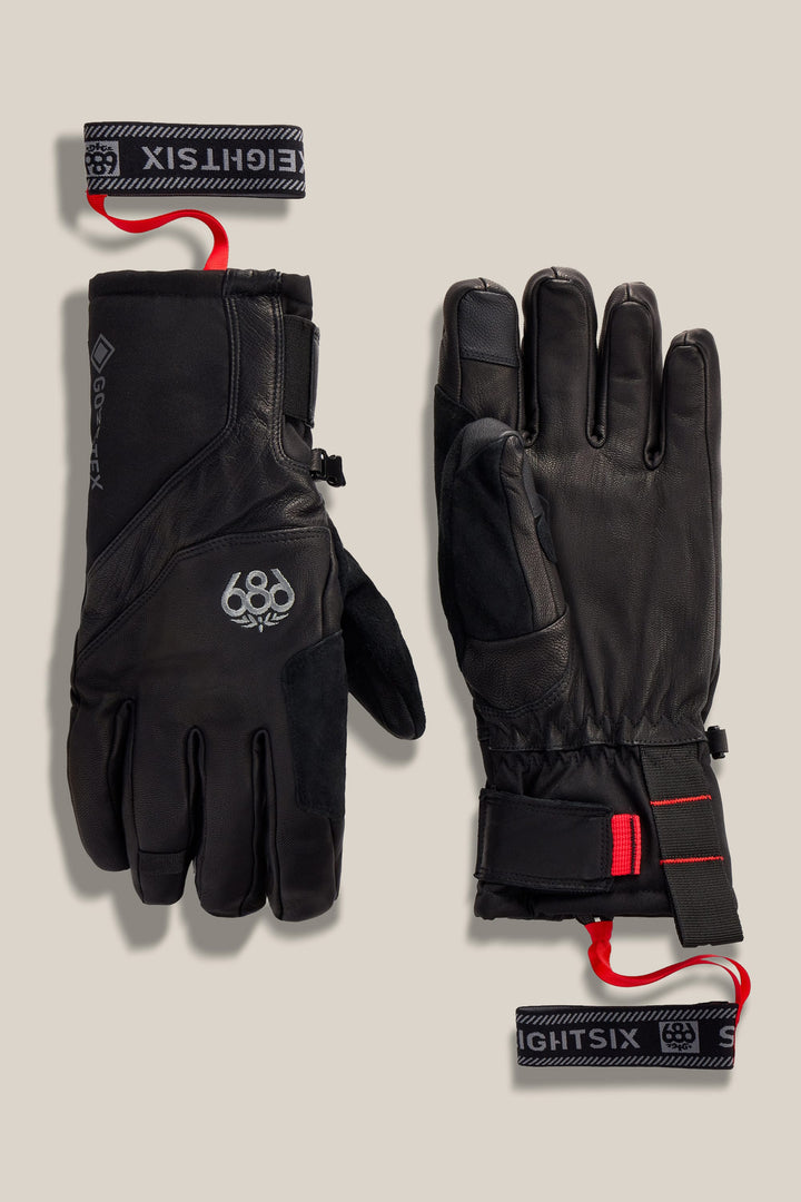 686 Men's GORE-TEX® Stronghold Leather Glove — BLACK