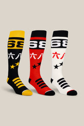 686 Men's Kanji Socks - 3-Pack - ASSORTED