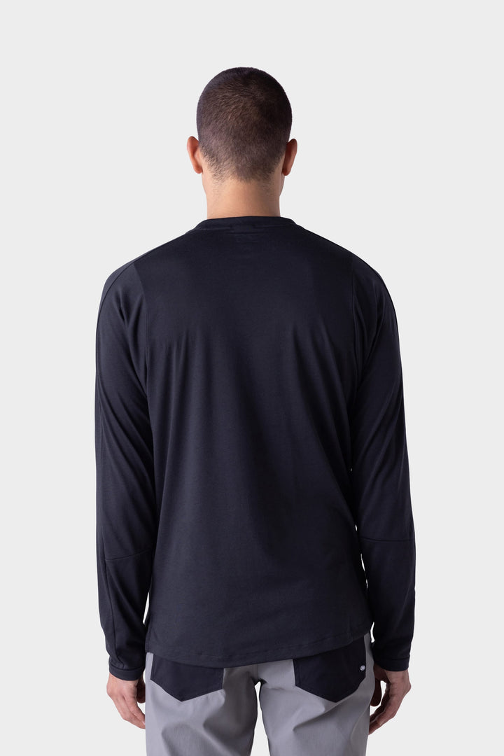 686 Men's Rival Long Sleeve Bike Jersey — EVIL BLACK (vista 2)