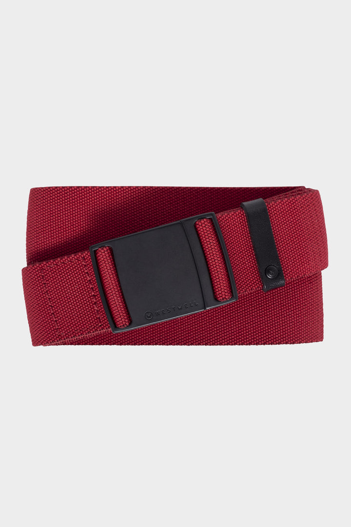 686 Westwell Clicker Stretch Belt — BLACK/BLOOD