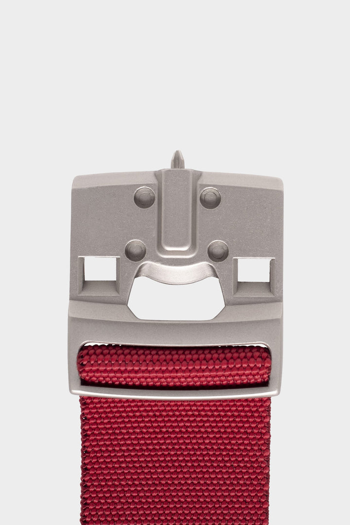 686 Westwell Clicker Stretch Belt — NICKEL/BLOOD (vista 2)